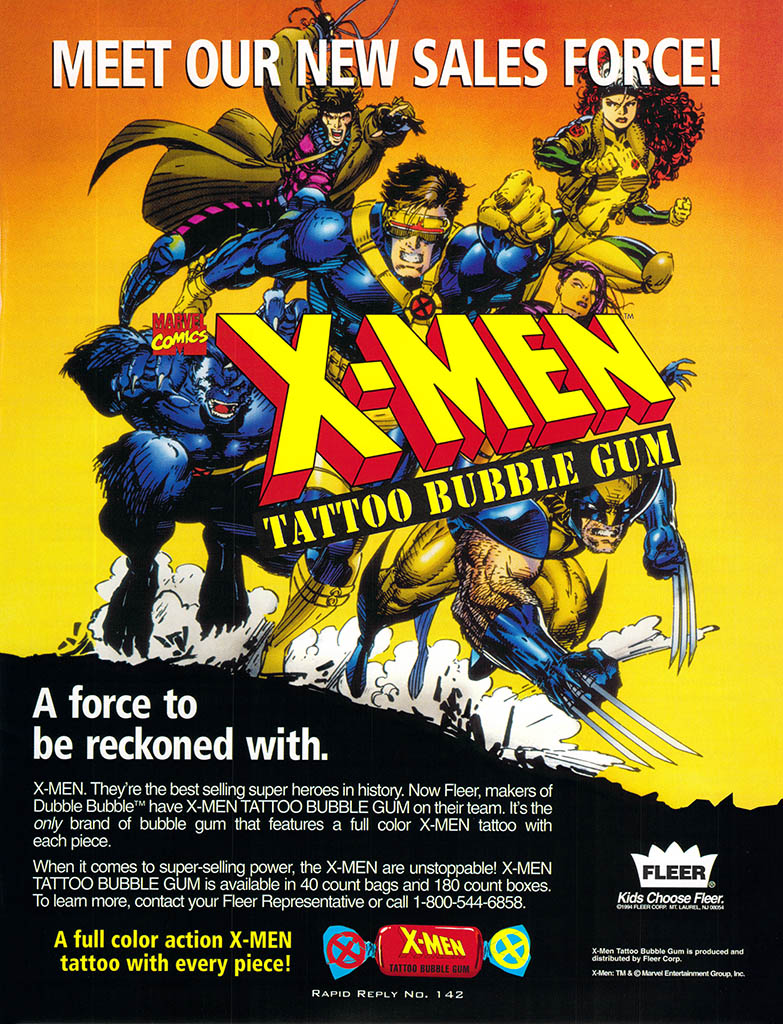 Ode to SDCC 2012 – Fleer's X-Men Tattoo Bubble Gum! 