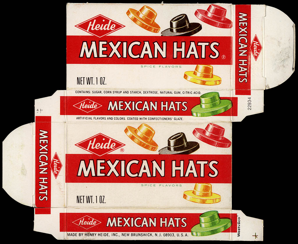 Heide - Mexican Hats candy box - 1975