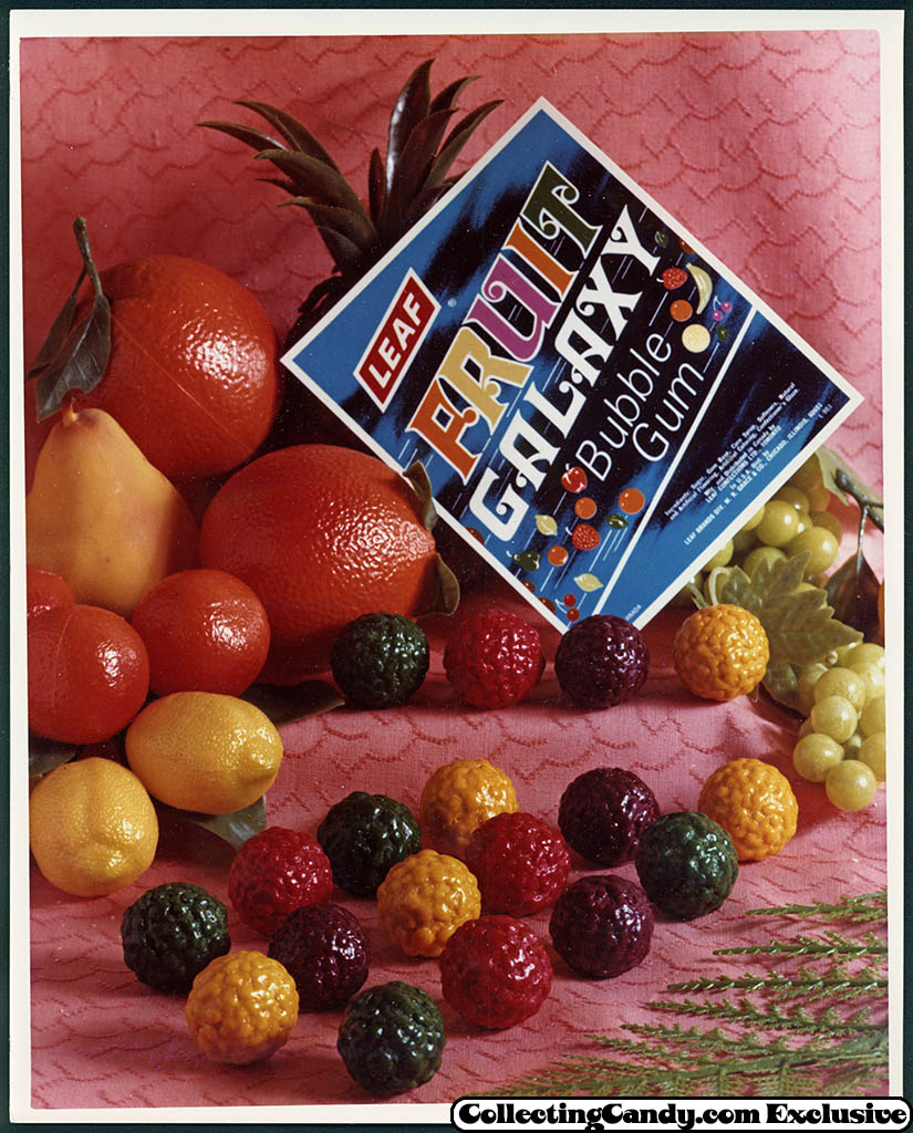 Leaf - vending bubble gum promotional photo - Fruit Galaxy - early 70's