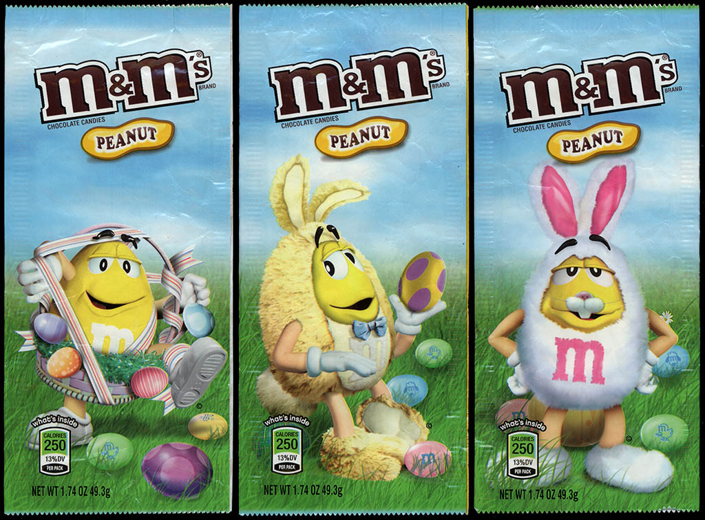 Mars - M&M's Peanut Easter holiday packs - Yellow - 2012-2013