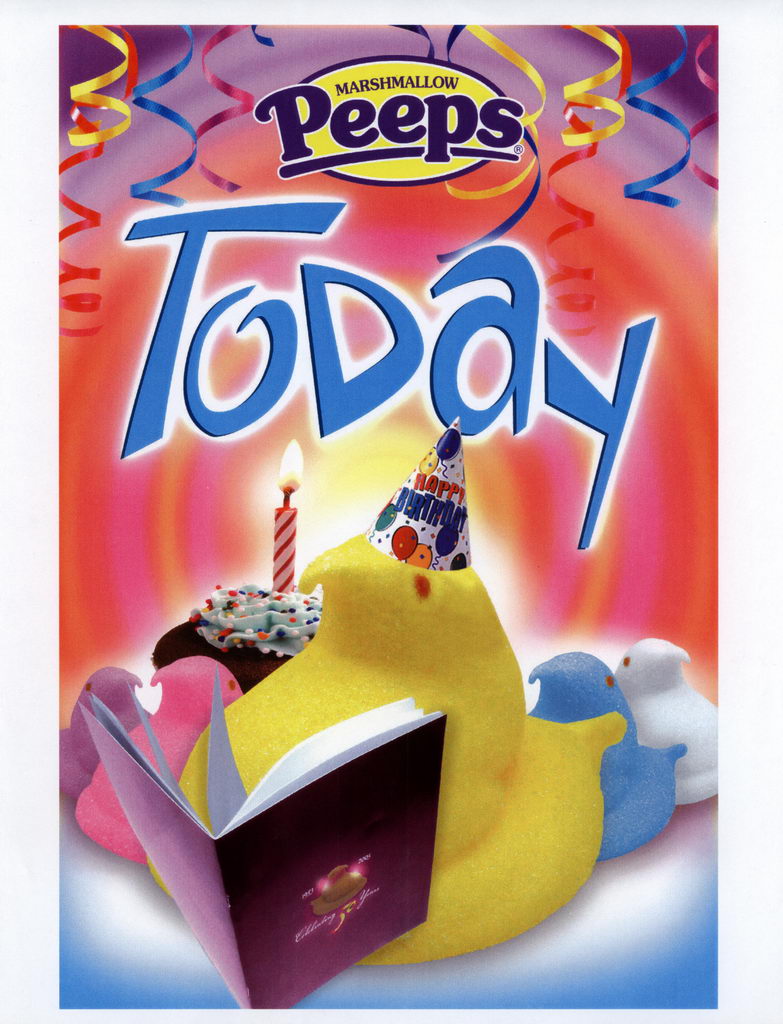 Peeps 50th Anniversary Decades Graphics - "Today" of 2003