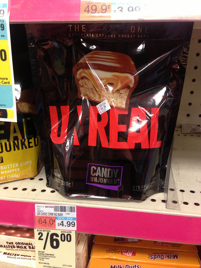 Unreal Chocolate Caramel Nougat large package - June 2013
