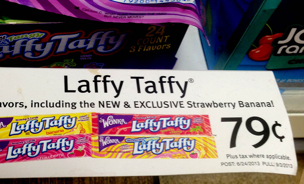 7-Eleven Excluisve Laffy Taffy 2013 - in-store signage