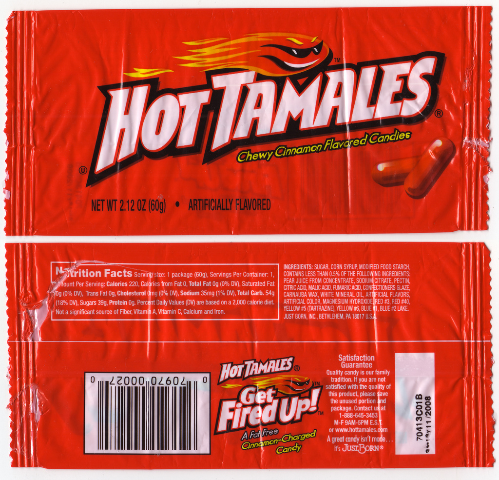 JustBorn - Hot Tamales Get Fired Up bag - 2007