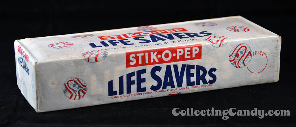 Lifesavers - Stick-O-Pep - sealed display box - 1960's