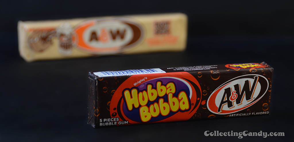 A&W Root Beer Hubba Bubba - old-school background