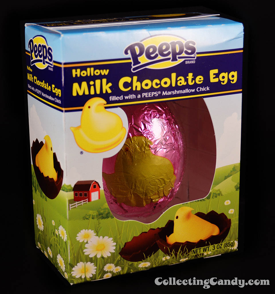 Just Born - Peeps - Hollow Milk Chocolate Egg with a Peeps Chick inside - Easter package - March 2014
