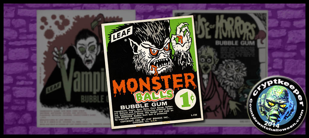 CC_Leaf Trio of Vintage Monster Vending cards - TITLE PLATE-B