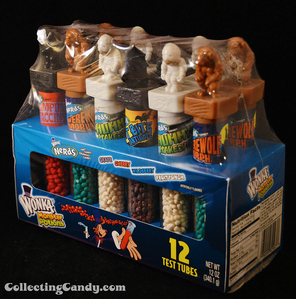 Nestle Wonka - Wonka Nerds Monster Potions - 12oz Halloween novelty candy package - 2007 - C