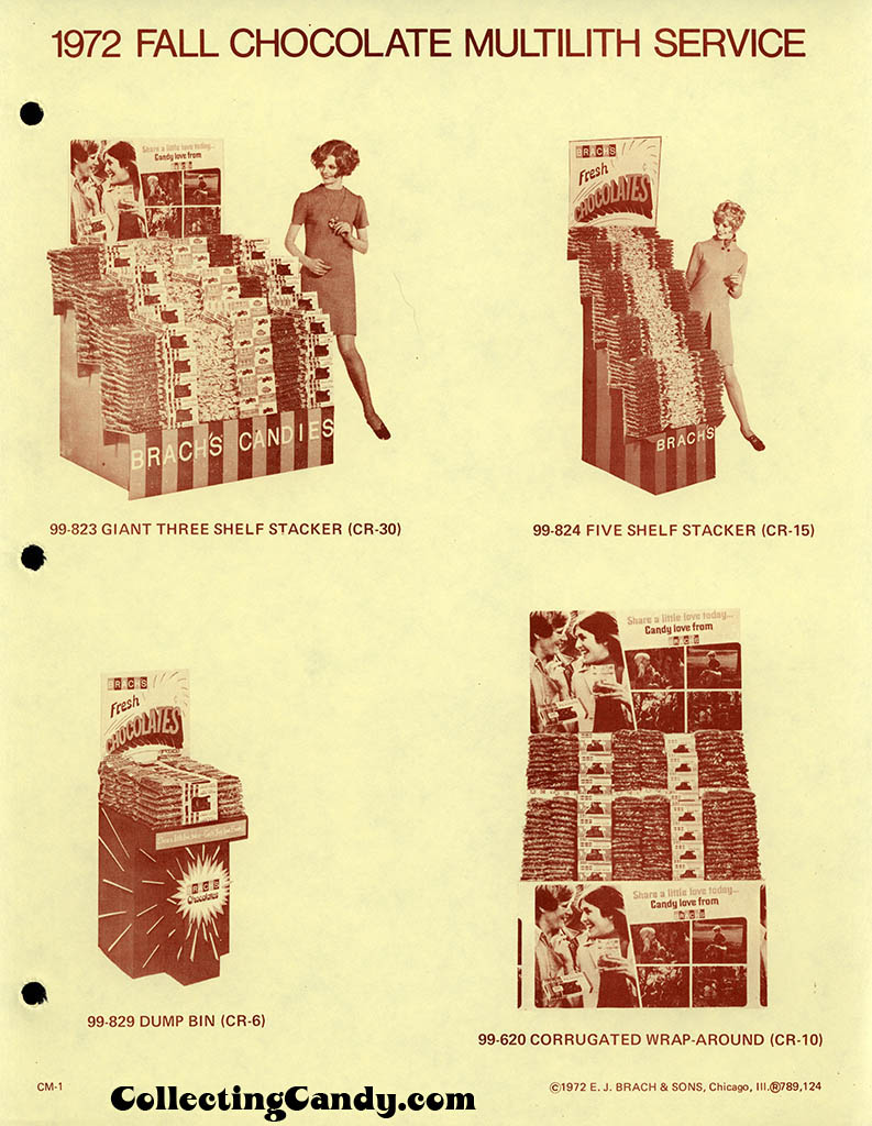 Brachs - Fall 1972 - Fall Chocolate Multilith Service sheet