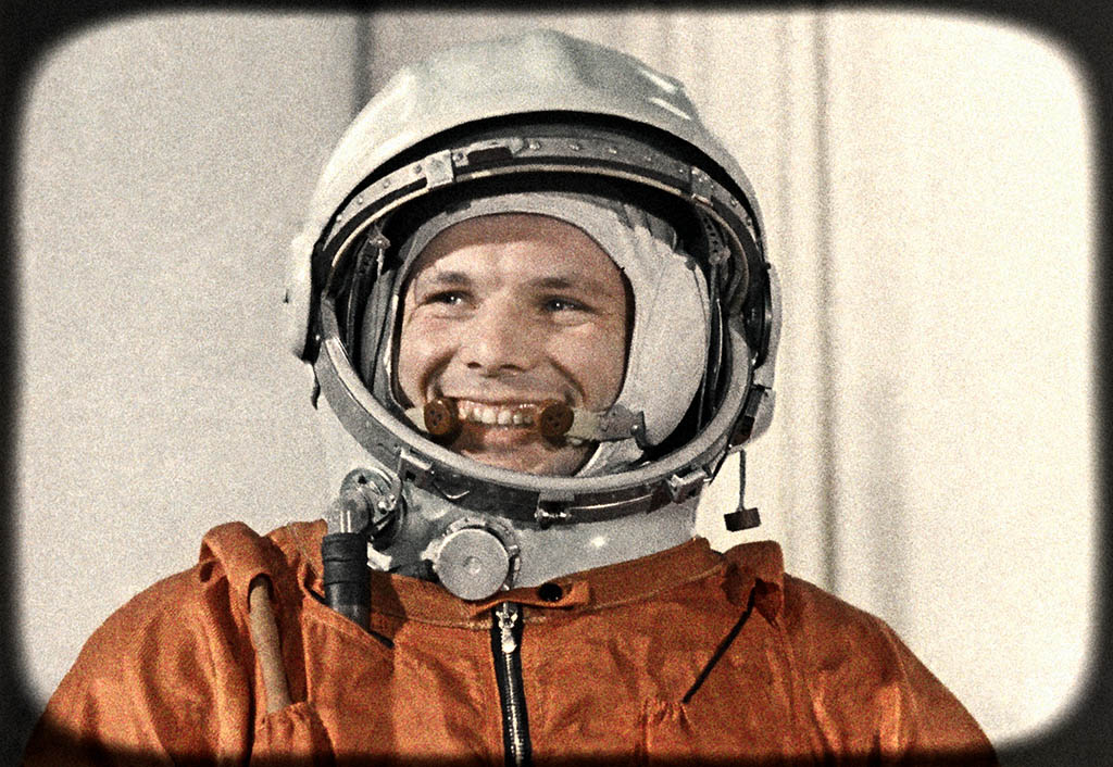 Russian Cosmonaut Yuri Gagarin - the first man in space