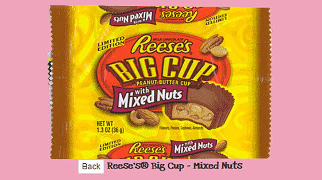 Reese's Big Cup with Mixed Nuts - mid-2000's - courtesy Brad Kent