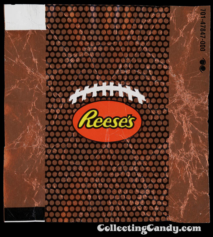 Hershey's - Reese's Peanut Butter Footballs - individual foil wrapper candy package - January 2016