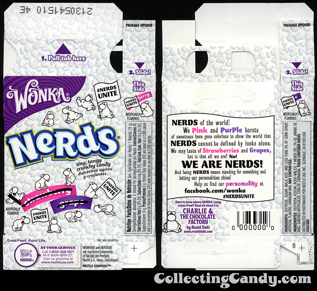 Nestle - Wonka - Nerds White Out flavor - Circle K exclusive giveaway box - June 5th 2012