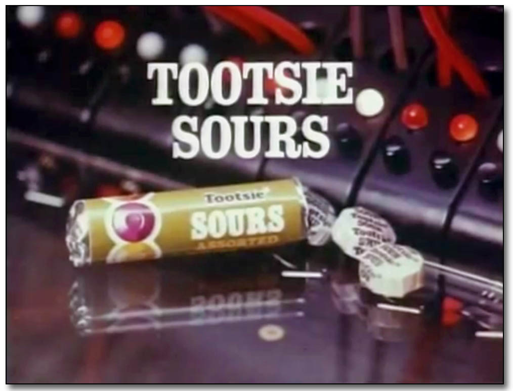 Tootsie Sours tv commercial screen grab
