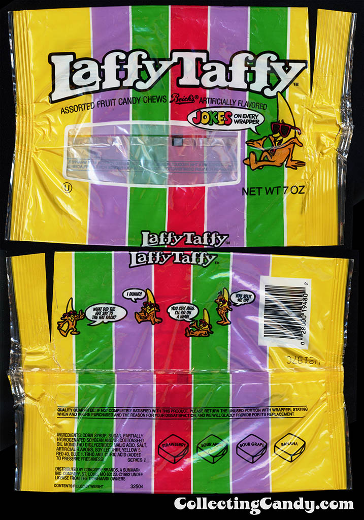 Concorde Brands - Laffy Taffy Assorted - 7oz multi-pack candy package - 1992