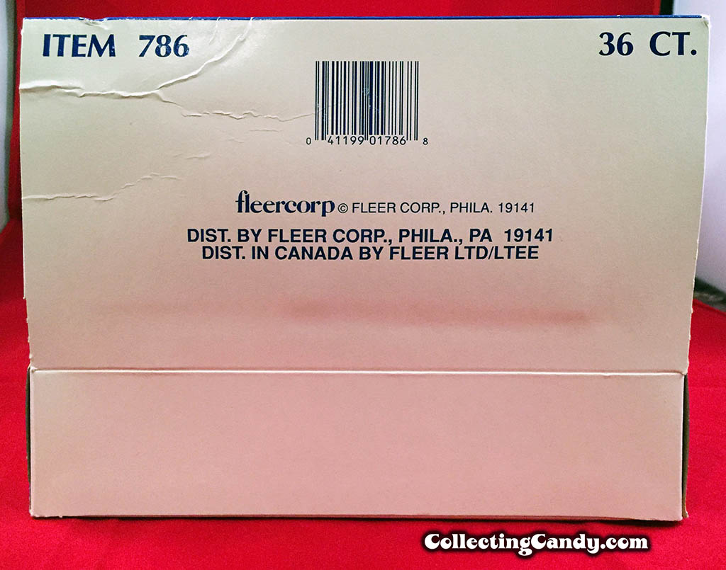 Fleer - 1980's Goblin Stix Candy display box bottom