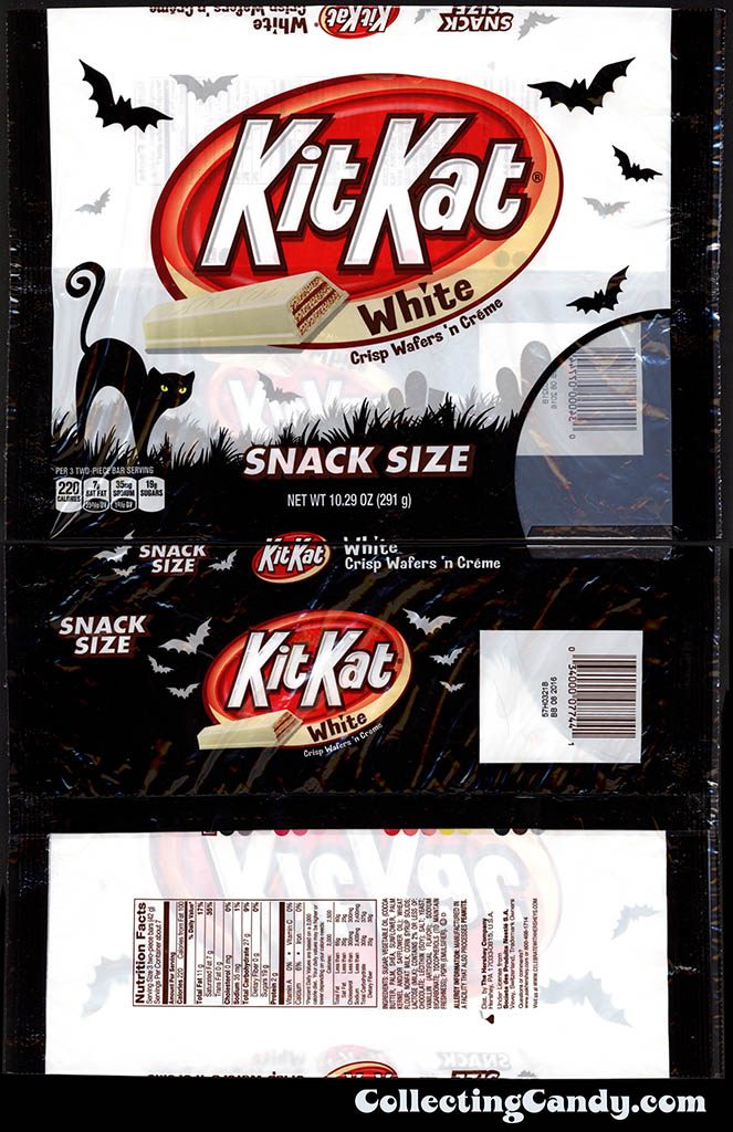 Hershey - KitKat White - Snack Size - 10_29 oz Halloween candy multi-bag package - October 2015