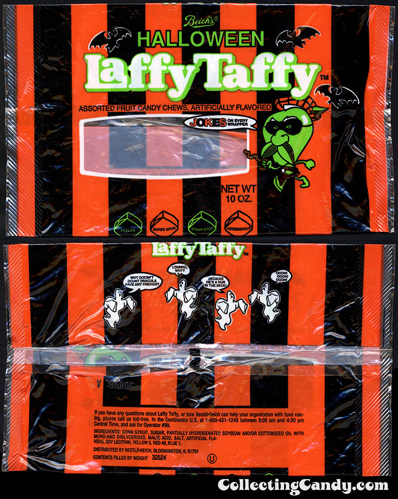 Nestle-Beich - Halloween Laffy Taffy - Assorted - 10oz mult-pack candy package - prototype - 1993