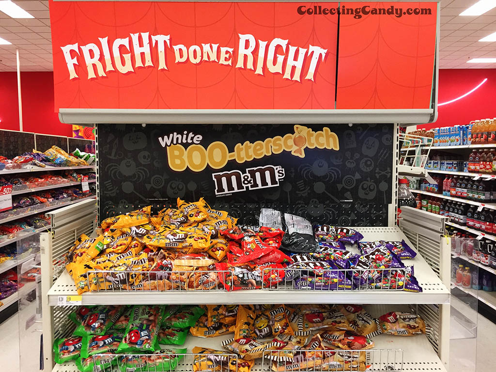 Target Fright Done Right  - Halloween M&M's BOO-terscotch display - October 4th