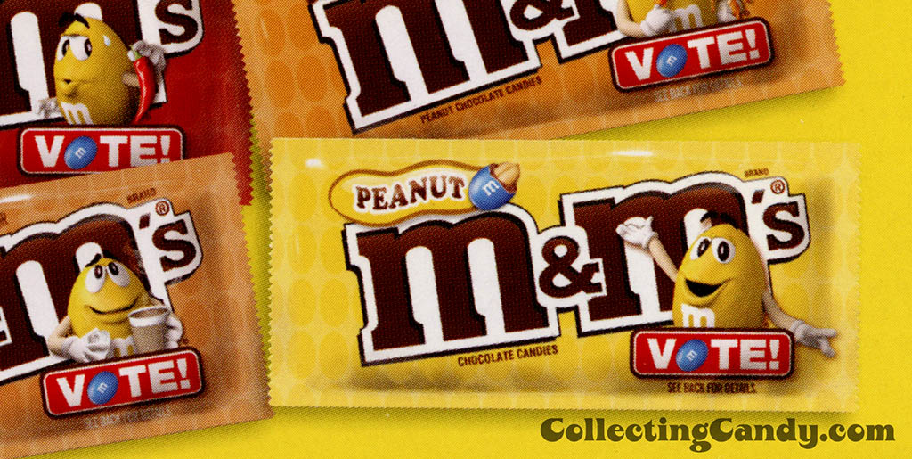 M&M's 2016 Peanut Flavor Vote 50-cent coupon - Standard Peanut Pack Graphic